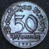 Germany Weimar Republic 50 Pfennig 1921 D KM#27