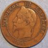 10 Centimes 1861 Napoleon III France KM# 798