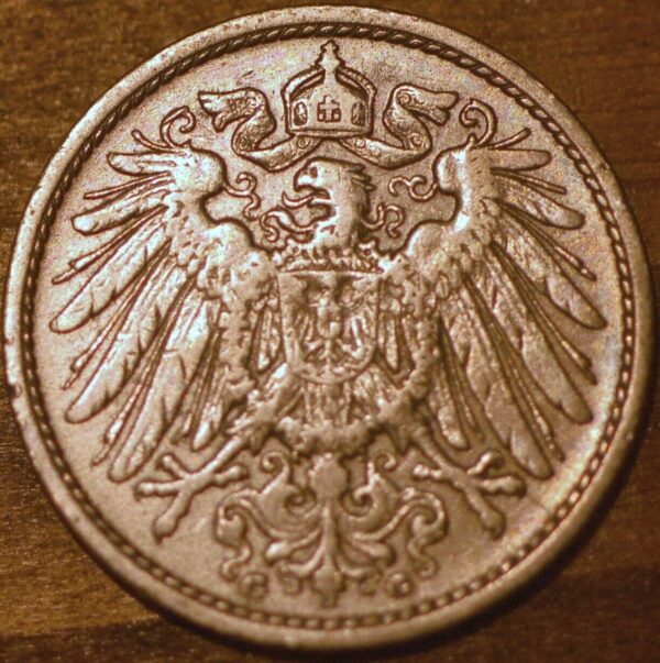 Germany Empire 10 Pfenning 1904 G  KM#12 - Image 2