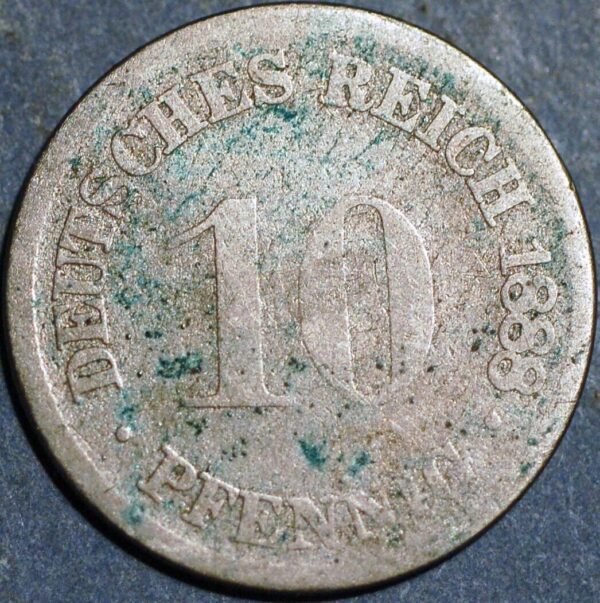 Germany Empire 10 Pfennig 1888 KM#4