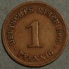 Germany 1 Pfennig 1909 F Wilhelm II KM# 10