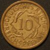 Germany Weimar Republic 10 Reichspfennig 1932 D KM# 40