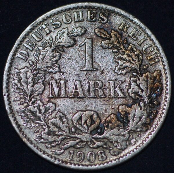 Germany Empire Mark 1908 KM# 14