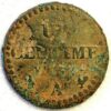 Un Centime  1797-1798 A Republique Francese - Image 2