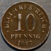 Germany Empire 10 Pfennig 1917 KM#20 - Image 2