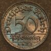 Germany Weimar Republic 50 Pfennig 1922 E KM# 27