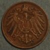 Germany 1 Pfennig 1909 F Wilhelm II KM# 10 - Image 2
