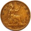 1 Farthing 1893 Victoria United Kingdom KM# 753
