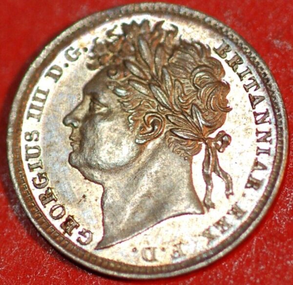 Great Britain Penny 1825 George IV KM# 683 - Image 2