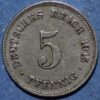 Germany Empire 5 Pfennig 1915 J KM# 11