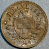Switzerland 2 Rappen 1944 KM#4.2b