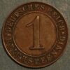 Germany Weimar Republic 1 Reichspfennig 1924 D KM#30 - Image 2