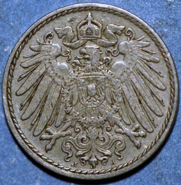 Germany Empire 5 Pfennig 1915 J KM# 11 - Image 2