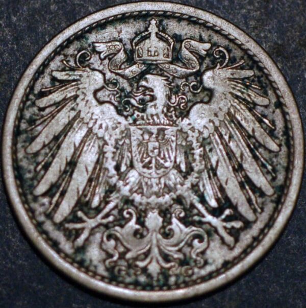 Germany Empire 10 Pfennig 1901 G Wilhelm II KM# 12 - Image 2