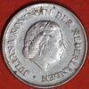 Netherlands 25 Cents 1966 KM# 183 - Image 2