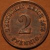 Germany Empire 2 Pfenning 1875 A  KM#2