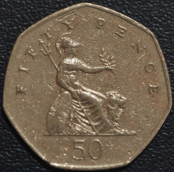 Great Britain 50 Pence 1997 KM#940.1