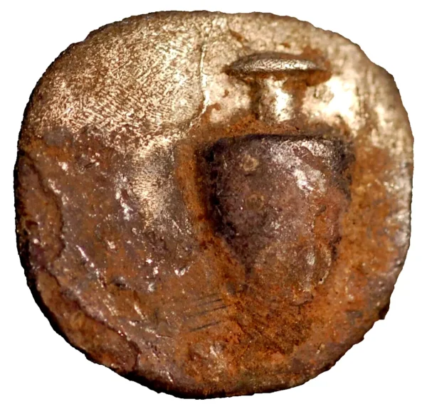 Illyria and central Greece Corcyra Amphora B.Star Kopkypai the rays Diobol 189-9 BMC 7. silver